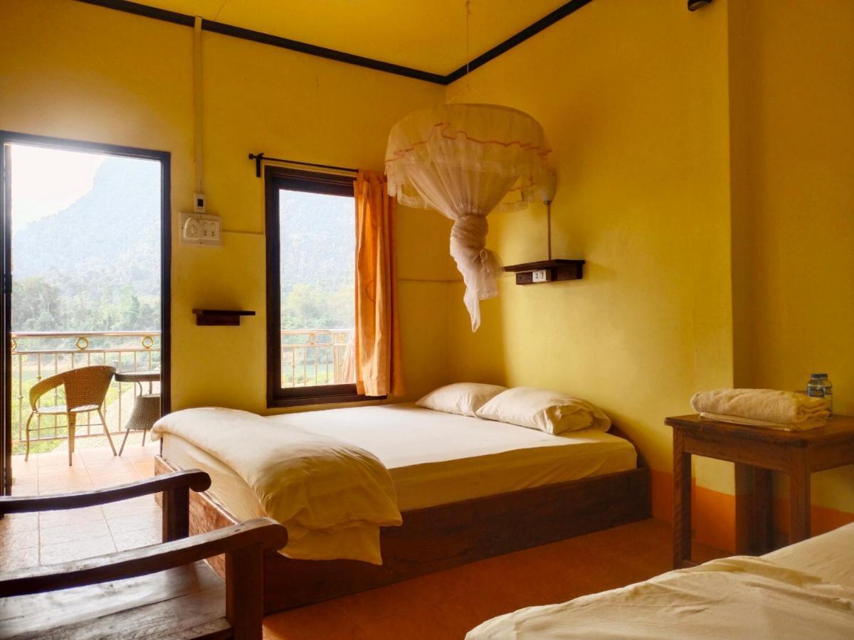 Pdv Guesthouse Muang Ngoi Luaran gambar